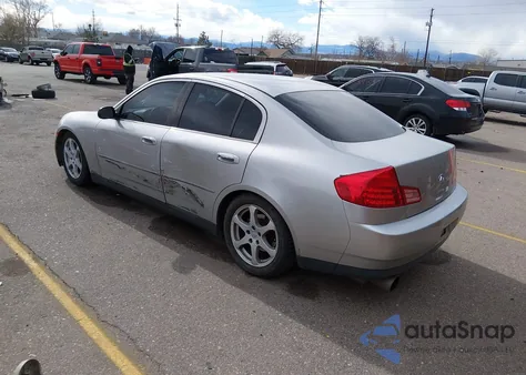2003 Infiniti G35 Luxury Leather z USA, uszkodzony, nr VIN JNKCV51E63M024563